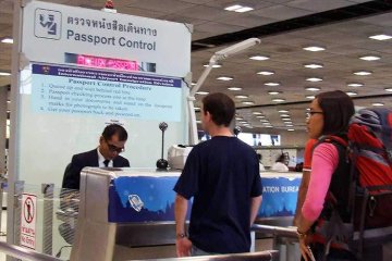 Ansiktsgjenkjenning på internasjonale flyplasser i Thailand fra 1. desember